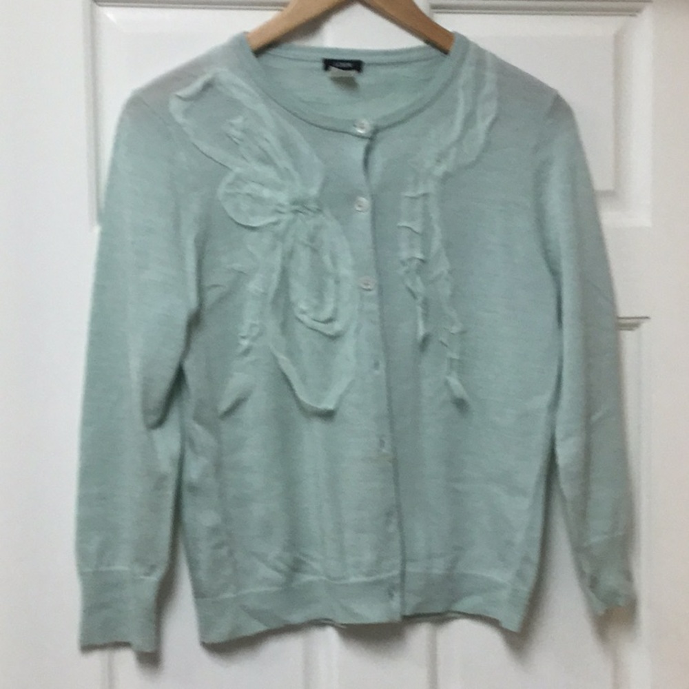 Aqua light weight wool sweater